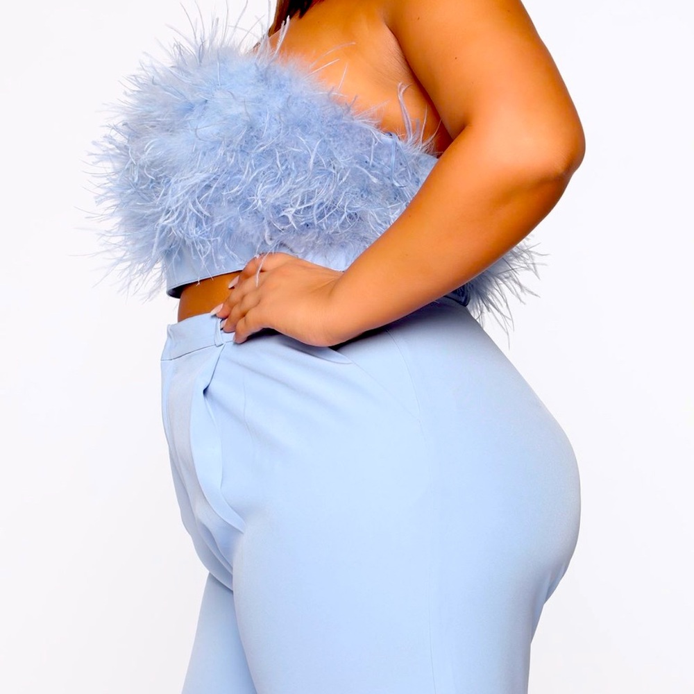 Fashionnova Fur Pants Set